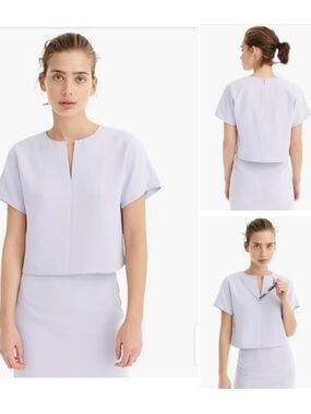 J. Crew 365 lavender suiting top